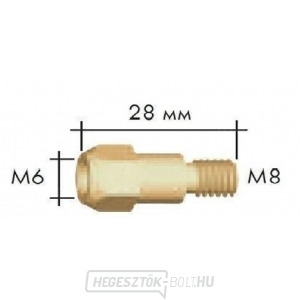 Közbülső darab MB36,KTR36 M6/M8 28mm