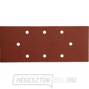Csiszolópapír 93x230mm, szemcseméret P80, 10 darabos csomagban Csiszolópapír 93x230mm, szemcseméret P80, 10 darabos csomagban gallery main image