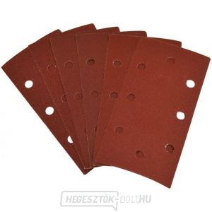 Csiszolópapírok 93x187 mm, 6 darabos csomagban Csiszolópapírok 93x187 mm, 6 darabos csomagban gallery main image