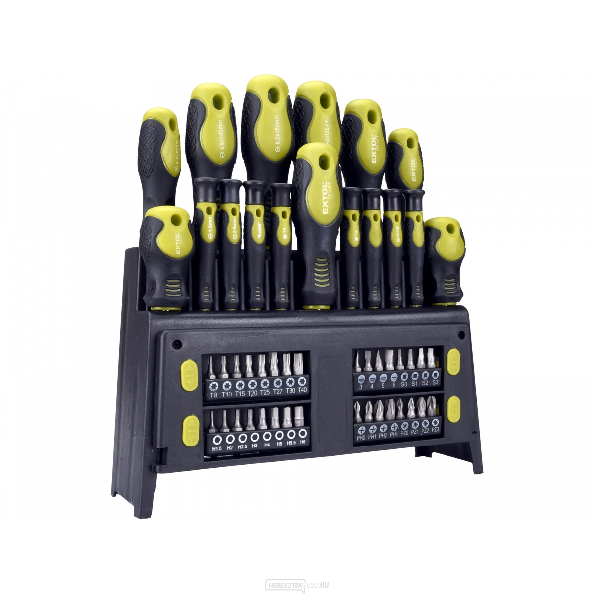 Csavarhúzók hegyekkel, CrV - 49db Csavarhúzók hegyekkel, CrV - 49db gallery main image