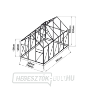 Alumínium üvegház VeGA 6000 STRONG-22 náhled
