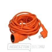 Solight hosszabbító kábel - csatlakozó, 1 aljzat, narancssárga, 10m gallery main image
