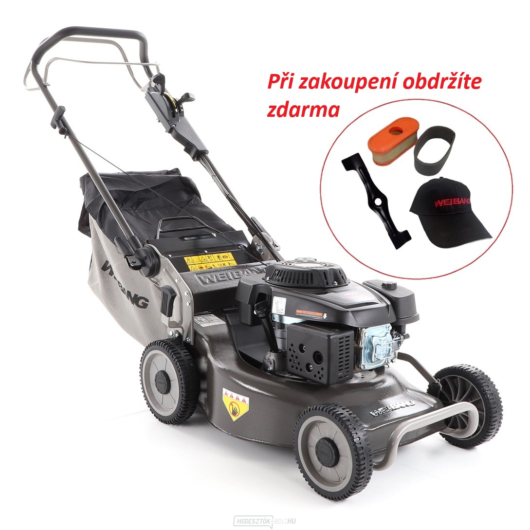 Weibang WB 507 SCV benzines fűnyíró, ráhajtással