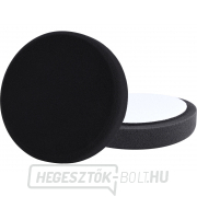 Szivacsos polírozó kerék, T10, fekete, ∅150x30mm, tépőzáras gallery main image