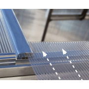 Polikarbonát üvegház Palram multiline 6x8 náhled