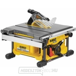 Akkus asztali fűrész 210mm elem nélkül, 54V DEWALT DCS7485N FLEXVOLT 