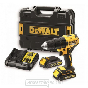 Akkus fúró/csavarhúzó 18V, 2x 1,5Ah DeWALT DCD777S2T + tok