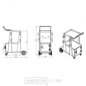 Kosár a GeniMig 250 LCD-hez