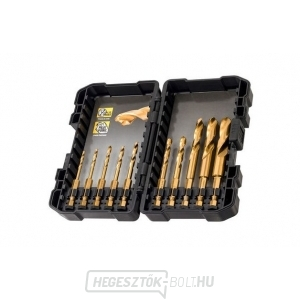 DT50050 10 darabos titán fúrószerszámkészlet DeWALT ütvecsavarozókhoz DT50050 10 darabos titán fúrószerszámkészlet DeWALT ütvecsavarozókhoz gallery main image