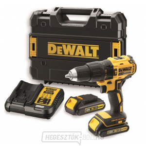 Akkus fúrókalapács/csavarhúzó DEWALT DCD778S2T 18V, 2x 1,5Ah + tok