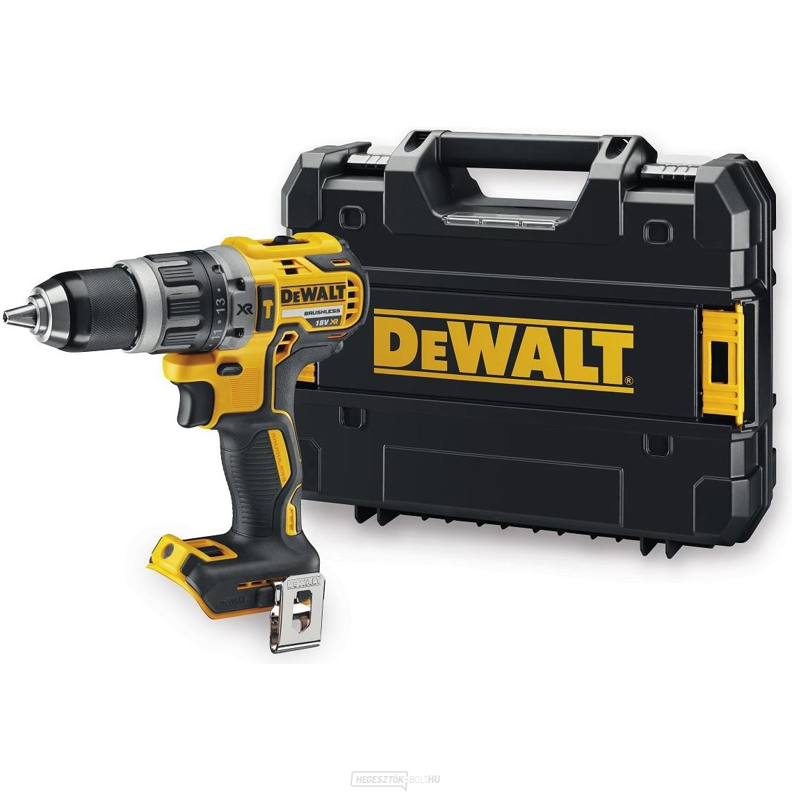 DCD796NT Akkus fúrógép ütővel 18V, akkumulátor nélkül DeWALT tokkal