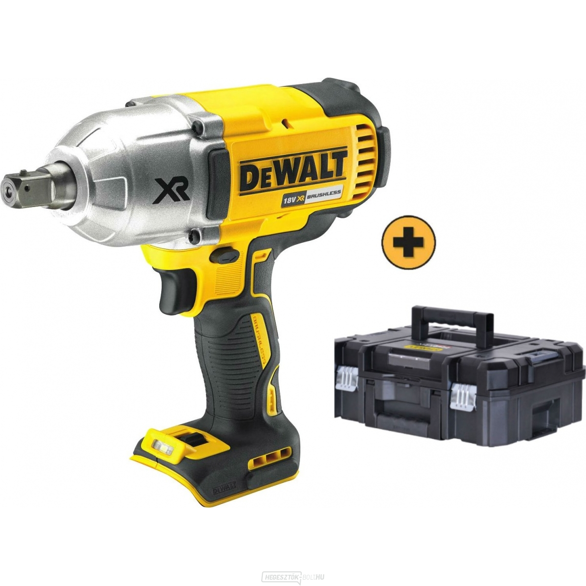 DCF899NT Akkumulátoros ütvecsavarozó 18V, akkumulátor nélkül DeWALT táska