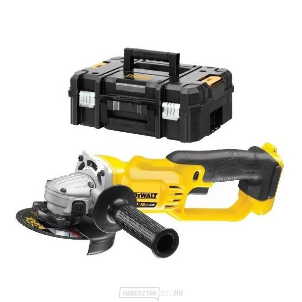 Akkus sarokcsiszoló 125mm DeWalt DCG412NT XR Li-Ion 18V akkumulátor + ház nélkül