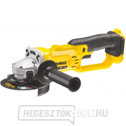 Akkus sarokcsiszoló 125mm DeWalt DCG412NT XR Li-Ion 18V akkumulátor + ház nélkül Előnézet 