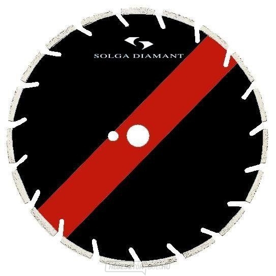 Gyémánt szegmentált tárcsa 350x25,4mm betonhoz fugavágókhoz