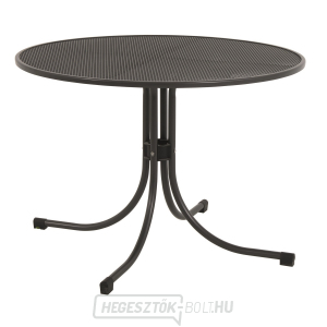 MWH Universal 105 univerzális kerek étkezőasztal tahoganyból átmérő 105 cm / 74 cm