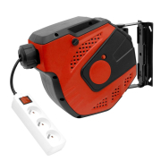 Automatikus kábeltekercs / dob 14 m kábellel és három aljzattal C-14-3CZ Előnézet 