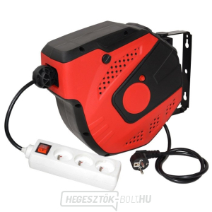 Automatikus kábeltekercs / dob 14 m kábellel és három aljzattal C-14-3CZ Automatikus kábeltekercs / dob 14 m kábellel és három aljzattal C-14-3CZ gallery main image