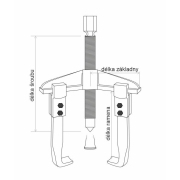 Univerzális háromkarú lehúzó csúszó karokkal SN0110/250 Előnézet 