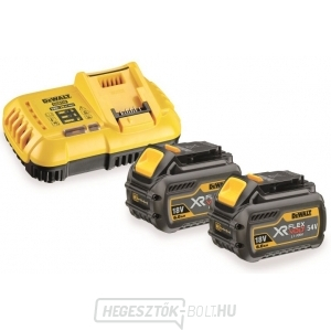 DCB118T2 - Akkumulátor töltő 2x 18/54V 6Ah DeWALT FLEXVOLT gallery main image