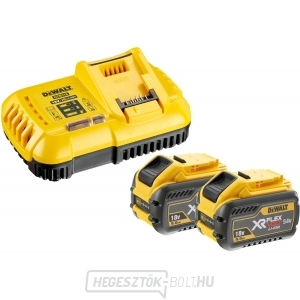 DCB118X2 - Töltőgép 2x aku 18/54V 9,0 Ah DeWALT FLEXVOLT