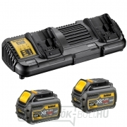 DCB132T2 - Dupla töltő 2x 18V 6.0 Ah DeWALT FLEXVOLT DeWALT FLEXVOLT gallery main image