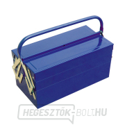 Fém szerszámtáska, 400x200x195mm Előnézet 