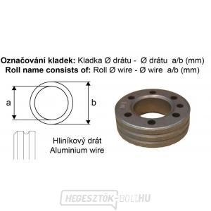 Csigakerék 1,0-1,2 19/37 csőhuzal/1db gallery main image