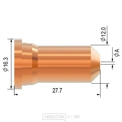 Fúvóka 1,2 60-70A