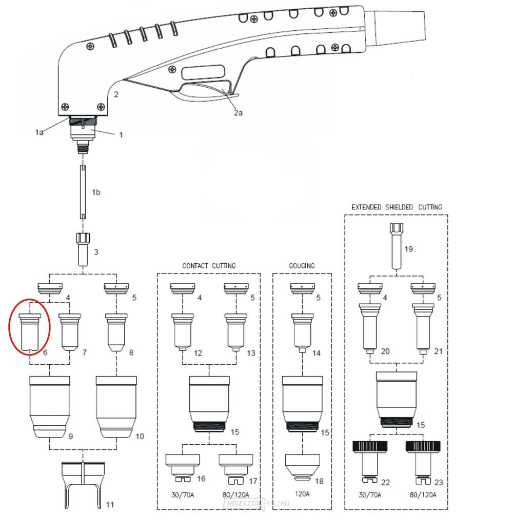 Fúvóka 0,9 30/40 A 100(10-es csomag)