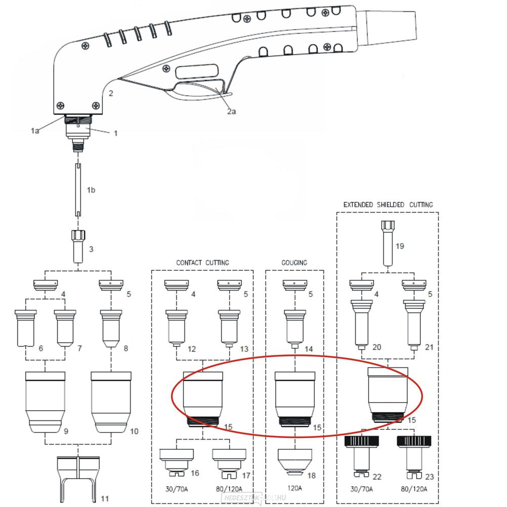 Érintkező szivacs 100