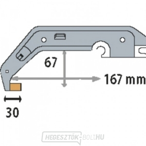 Kar C5 típusú pneumatikus kaparófogóhoz - szigetelt