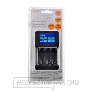 Solight töltő LCD kijelzővel, AA/AAA, 450mA Előnézet 