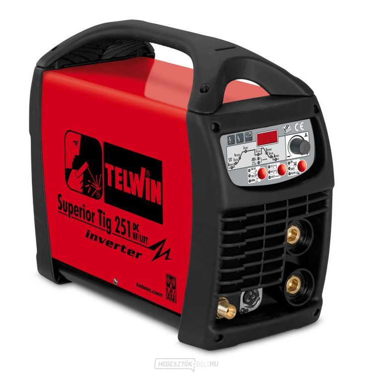 Superior TIG inverteres hegesztőgép TIG 251 DC - HF/LIFT/VRD Telwin Solo
