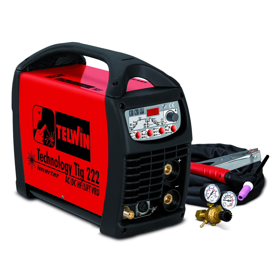 TIG AC/DC hegesztőgép - Technology TIG 222 AC/DC - HF/LIFT VRD Telwin