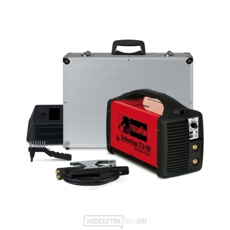 Hegesztési inverter technológia 216 HD kábelekkel és Telwin tokkal