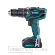 Akkus ütvefúró EXTOL Industrial 18V Li-ion, 4 pólusú motor, 2000mAh náhled