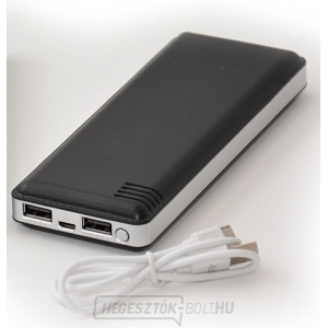 Power bank - hordozható akkumulátor HC-M7, fekete gallery main image