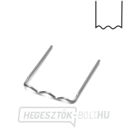 PU6 - 100 db rozsdamentes acél U alakú tűzőkapocs készlet, Ø 0,6 mm PU6 - 100 db rozsdamentes acél U alakú tűzőkapocs készlet, Ø 0,6 mm gallery main image