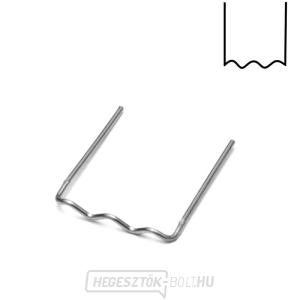 PU6 - 100 db rozsdamentes acél U alakú tűzőkapocs készlet, Ø 0,6 mm PU6 - 100 db rozsdamentes acél U alakú tűzőkapocs készlet, Ø 0,6 mm gallery main image