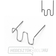 PW6 - 100 db rozsdamentes acél W-alakú kapcsok, Ø 0,6 mm PW6 - 100 db rozsdamentes acél W-alakú kapcsok, Ø 0,6 mm gallery main image