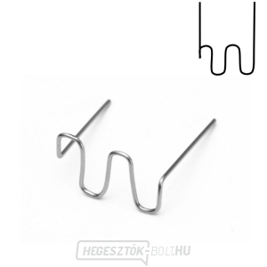PW6 - 100 db rozsdamentes acél W-alakú kapcsok, Ø 0,6 mm PW6 - 100 db rozsdamentes acél W-alakú kapcsok, Ø 0,6 mm gallery main image