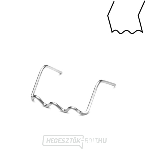 PU6L - 100 db rozsdamentes acél U alakú tűzőkapocs készlet, Ø 0,6 mm PU6L - 100 db rozsdamentes acél U alakú tűzőkapocs készlet, Ø 0,6 mm gallery main image