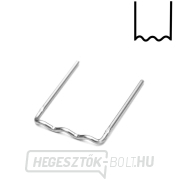PU8 - 100 db rozsdamentes acél U alakú tűzőkapocs készlet, Ø 0,8 mm PU8 - 100 db rozsdamentes acél U alakú tűzőkapocs készlet, Ø 0,8 mm gallery main image
