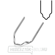 PV8 - 100 darab rozsdamentes acélból készült V alakú kapcsok, Ø 0,8 mm PV8 - 100 darab rozsdamentes acélból készült V alakú kapcsok, Ø 0,8 mm gallery main image