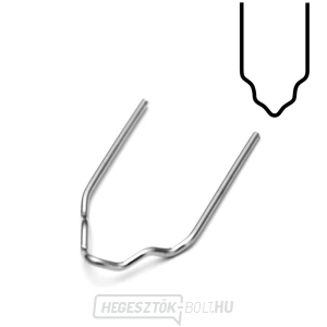 PV8 - 100 darab rozsdamentes acélból készült V alakú kapcsok, Ø 0,8 mm PV8 - 100 darab rozsdamentes acélból készült V alakú kapcsok, Ø 0,8 mm gallery main image