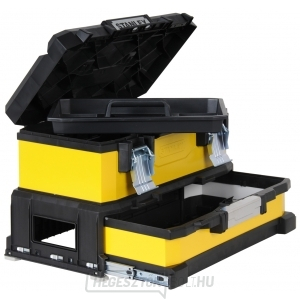 Fém szerszámosláda Stanley fiókkal Fém szerszámosláda Stanley fiókkal gallery main image