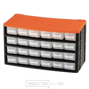 Műanyag szekrény 24 fiókkal 330x160x180mm Műanyag szekrény 24 fiókkal 330x160x180mm gallery main image