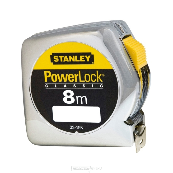 Powerlock 8m x 25mm ABS műanyag hüvelyben Stanley