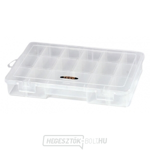 Műanyag rendszerező 268x180x53mm - 7 osztószelvény Műanyag rendszerező 268x180x53mm - 7 osztószelvény gallery main image